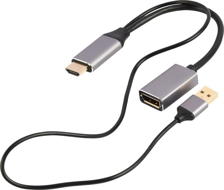 Actual product image Gembird Active 4K HDMI male to DisplayPo (HDMI, 10 cm)