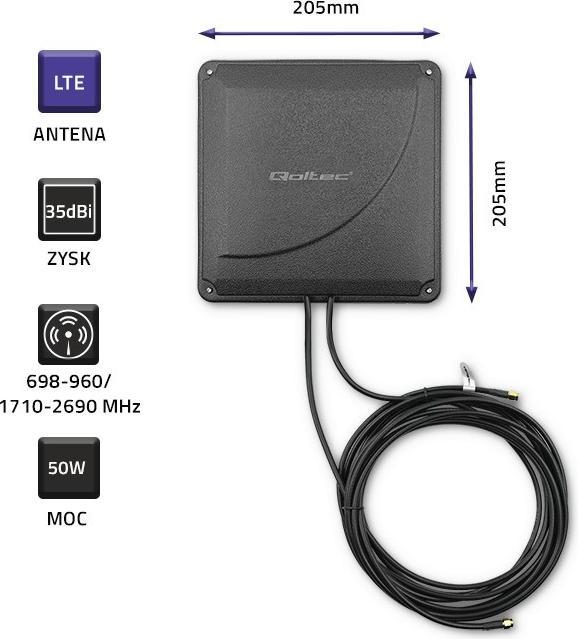 Image du produit Qoltec 4G LTE DUAL MIMO booster