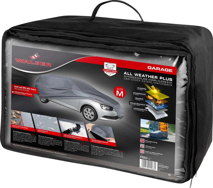 Actual product image Walser Autoplane All Weather Plus, Car Cover Estate Size M Grey