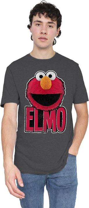 Image du produit - T-shirt motif Elmo motif/style Sourire - Adulte (XXL)