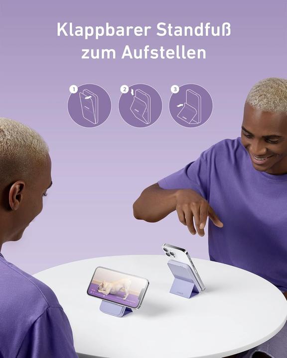 Produktbild Anker 622 Magnetische Powerbank (MagGo) für iPhone 14/13/12 (5000 mAh, 7.50 W)