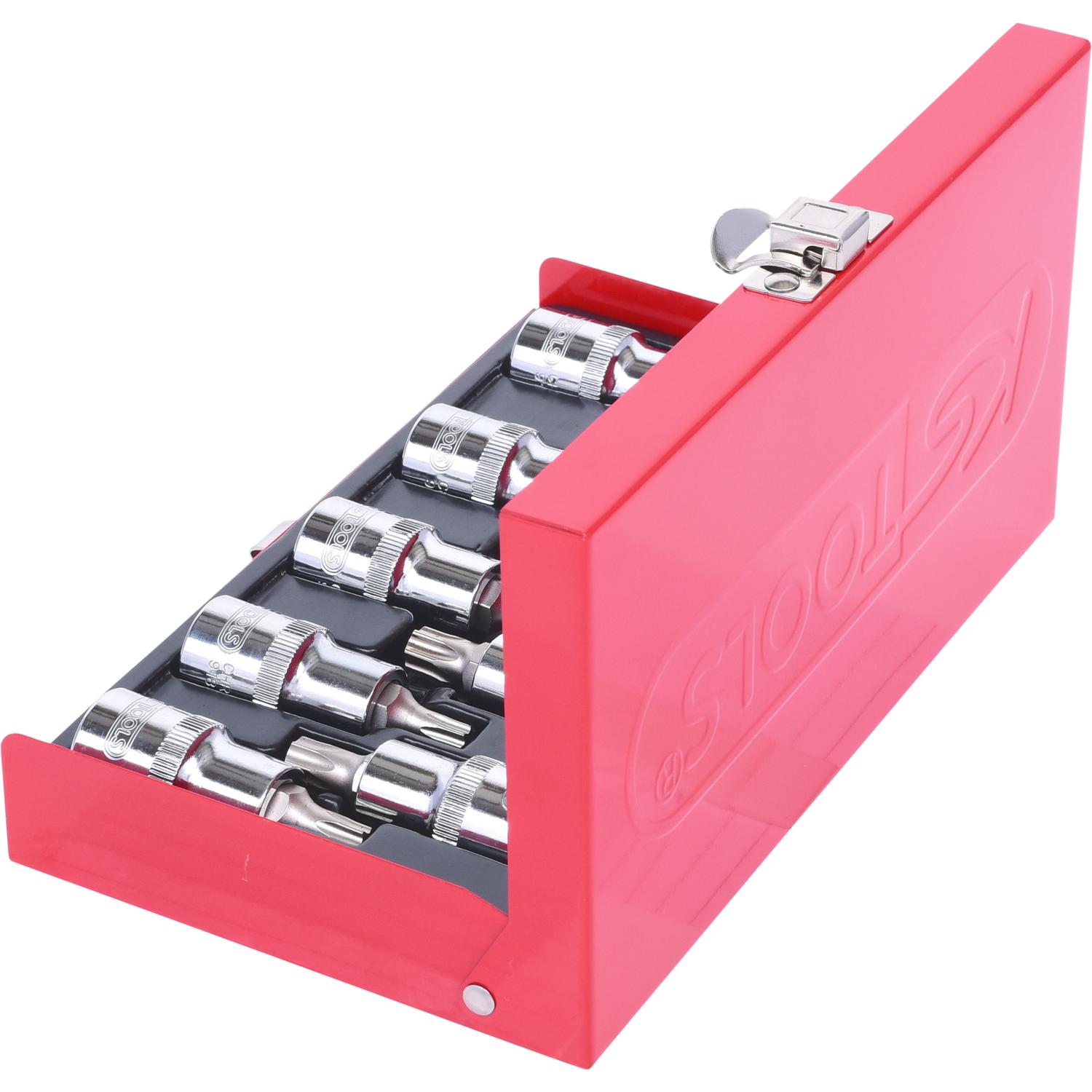 Thumbnail - KS Tools, Steckschlüssel + Stecknuss, 1/2" CHROMEplus Bit-Stecknuss-Satz