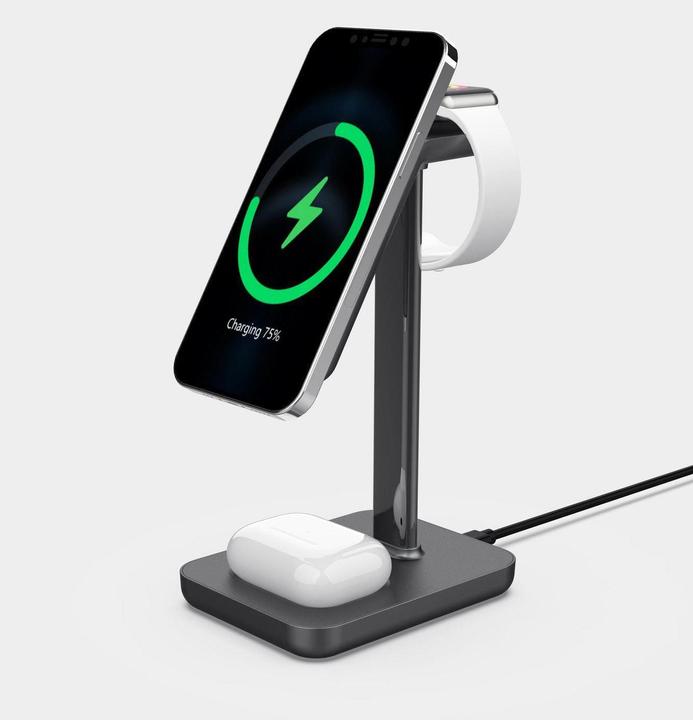 Produktbild eSTUFF 3in1 Magnetic Wireless Charger (15 W)