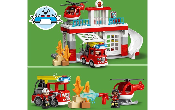 Immagine prodotto LEGO Stazione dei pompieri con elicottero (10970)