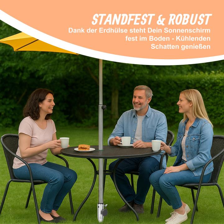 Actual product image Relaxdays Bodenhülse für Sonnenschirm