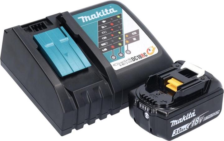 Image du produit Makita DGA 521 RF1X1 Meuleuse d'angle sans fil 18 V 125 mm X-LOCK Brushless + 1x batterie 3,0 Ah + chargeur (125 mm)