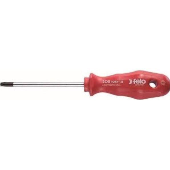 Felo, Schraubenzieher, ergonic-Torx Schraubendreher T 10. Rundklinge (Pin-torx)