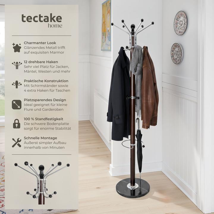 Image du produit tectake Porte manteau