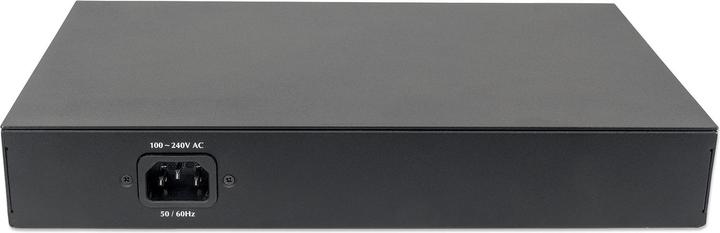 Actual product image Intellinet 8Port Gigabit Ethernet WebManaged PoE Switch SFPPorts Endspan Desktop 19 Rackmount (8 Ports)