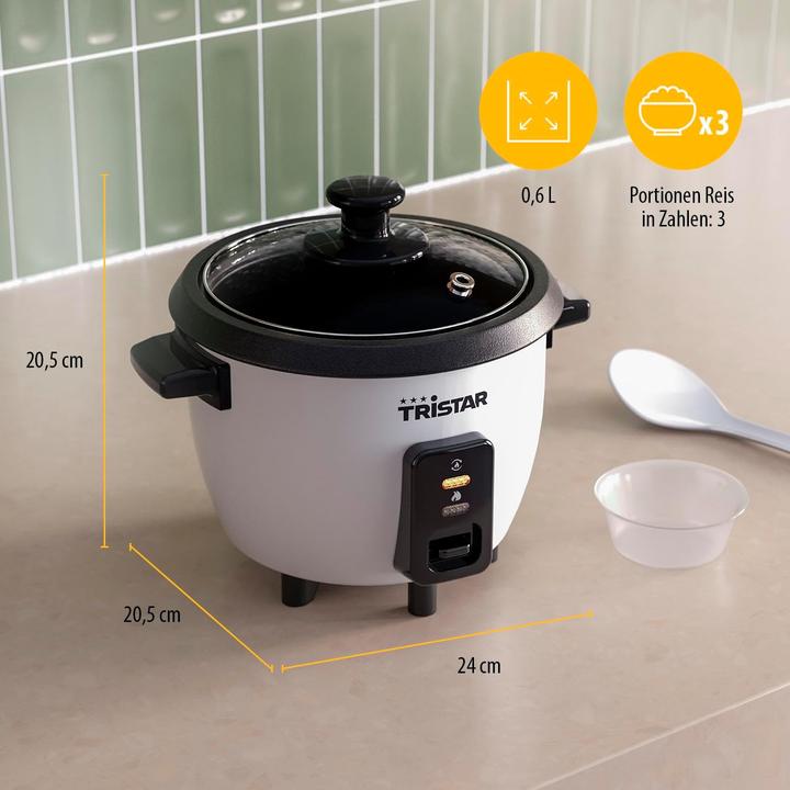 Image du produit Tristar RK-6142 Reiskocher mit Warmhaltefunktion