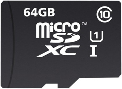 INMSDX64G10-90SPTAB Carte mémoire MicroSDXC UHS-I classe 10 (64 Go, microSD, U1, UHS-I)
