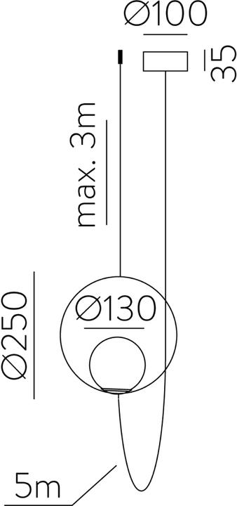 Produktbild ACB Iluminacion ACB Pendelleuchte Halo (370 lm)