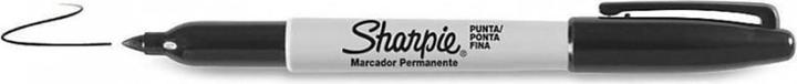 Sharpie Feiner Permanentmarker (Black, 1 mm, 1 x)