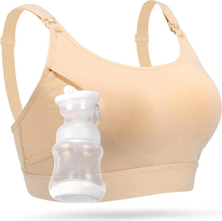 Momcozy Yn08 Hands-Free Pumping Bra Skin 2xl (XXL)