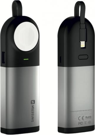 Produktbild Swissten 2in1 Apple Watch MFi Powerbank 6700 mAh (6700 mAh, 10.50 W, 10.50 Wh)