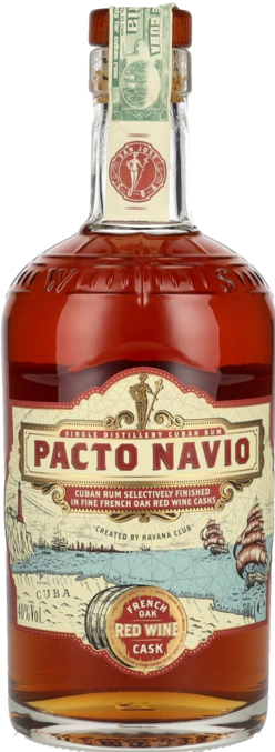 Image du produit Havana Club Pacto Navio Single Distillery Cuban Rum FRENCH OAK RED WINE Cask by 40% Vol. 0,7l