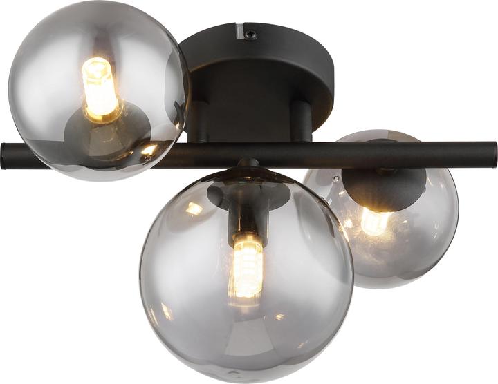 Actual product image Globo Wall lamp Riha black 3xG9 LED (80 lm, G9)