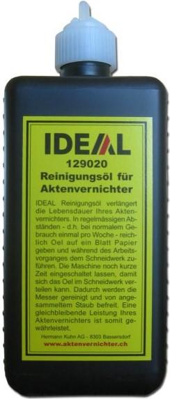 Actual product image Ideal Cleaning oil, 1/2 l for document shredders