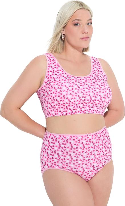 Produktbild Ulla Popken Maxislips, 5er-Pack, High Waist, Muster/uni, OEKO-TEX (42, 44)