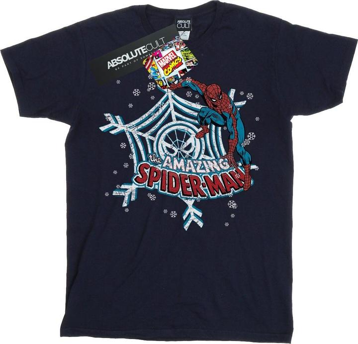 Image du produit - T-shirt SPIDER-MAN CHRISTMAS - Garçon (128)
