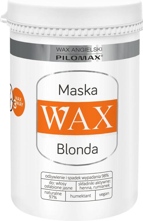 Immagine prodotto Pilomax Cera inglese, Natura Classica Bionda, Maschera per capelli, 480 ml (480 ml)