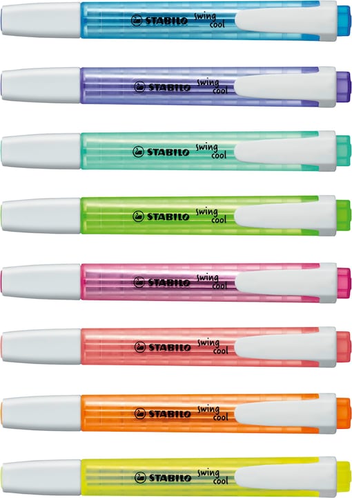 Produktbild STABILO swing cool Textmarker (Mehrfarbig, 4 mm, 8 x)