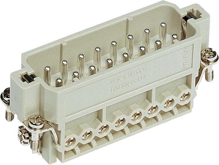 Actual product image Harting 09 20 016 2612 Pin indsats Han® A 16 + PE Skruer 1 stk