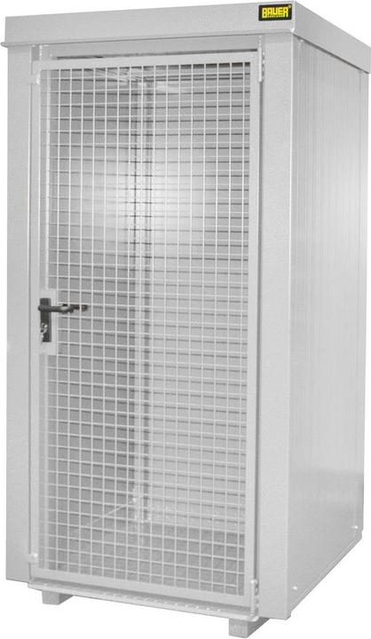 Produktbild Bauer Südlohn Bauer Gasflaschen Container GFC B M0 1185 x 2210 x 1095 mm lackiert grauweiss