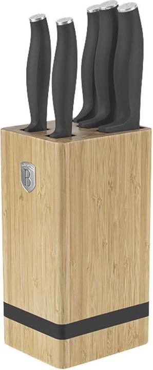 Produktbild BerlingerHaus Haus 6-teiliges Messer-Set mit Messerblock matt Anthracite Collection