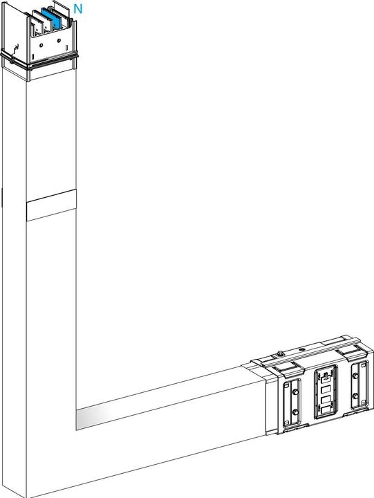 Produktbild Schneider Electric SE KSA630DLE43F KSA Winkelelement WahllÃ¤nge (Verteiler)