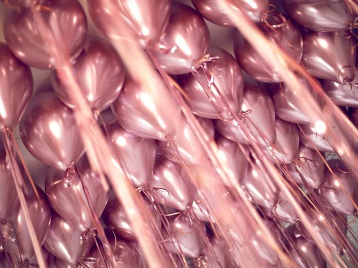 Produktbild Partydeco Luftballons mit Spiegeleffekt Rose Gold - 10 Stk. (10 x)