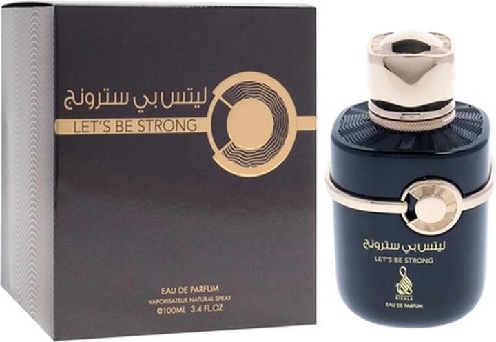 Actual product image Risala Lets Be Strong By For Men 3.4 Oz EDP Spray (Eau de parfum, 100 ml)