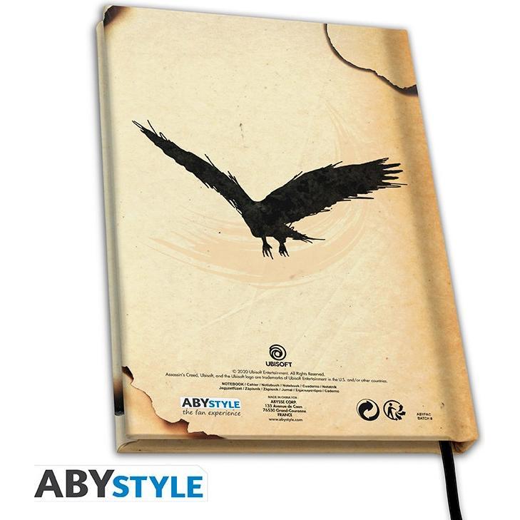 Thumbnail - ABYstyle, Heft + Block, Notebook A5 Assassin's Creed crest (A5, Harter Einband)