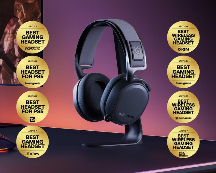 Immagine prodotto SteelSeries Arctis 7+ (Cablato, Senza fili)