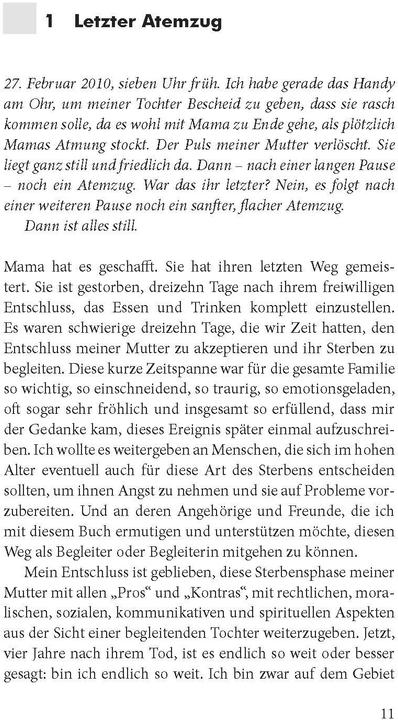 Produktbild Sterbefasten (Deutsch, Barbara Rütting, Christiane Zur Nieden, 2016)