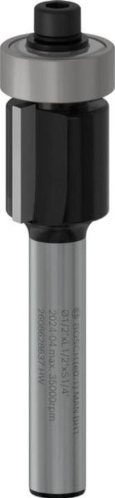 Produktbild Bosch Professional Zubehör Laminat-Bündigfräser, 1/4-Zoll, D1 12,7 mm, L 12,7 mm, G 56 mm