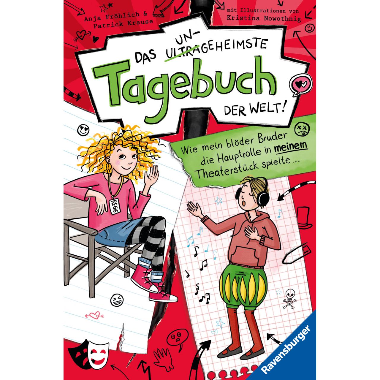 Das ungeheimste Tagebuch der Welt!, Band 4: Wie mein blöder Bruder die Hauptrolle in meinem, Kinderbücher von Anja Fröhl...