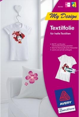 Actual product image Avery Transfer films (10 x)