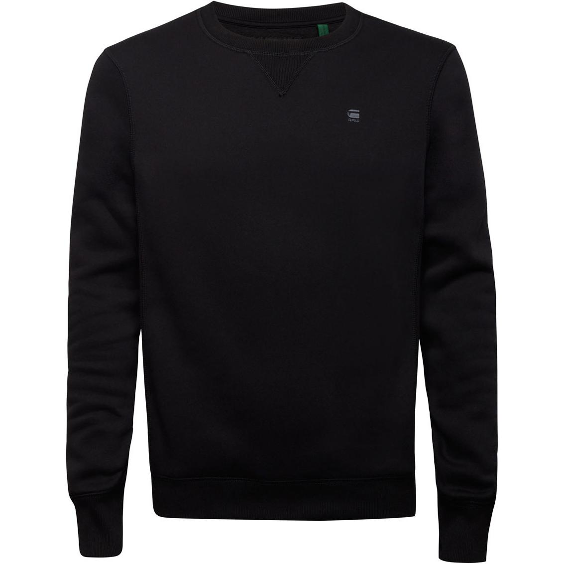 G-Star, Herren, Pullover, Pullover Casual Bequem sitzend Premium core r sw/s, Schwarz, (M)