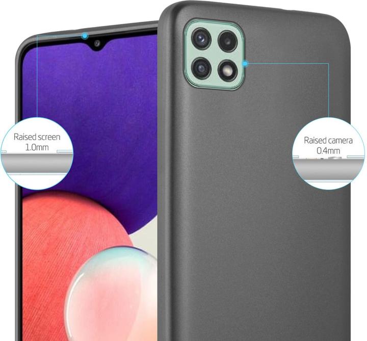 Actual product image Cadorabo TPU Matt Metallic Sleeve (Samsung Galaxy A22 5G)