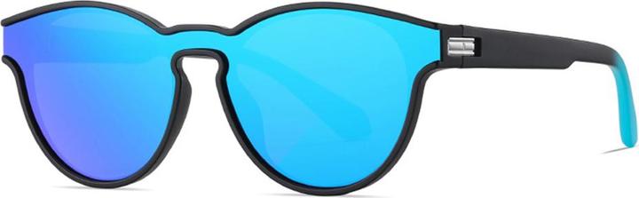 Actual product image Techsuit - Sunglasses Polarised TR90 (TR7545) - UV Protection - Matte Black / Blue Green