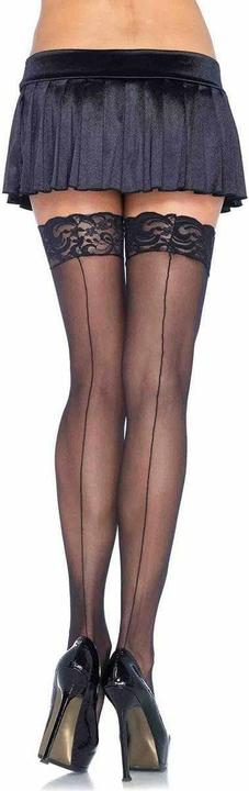 Produktbild Leg Avenue Nahtstrümpfe mit Spitze (One Size)