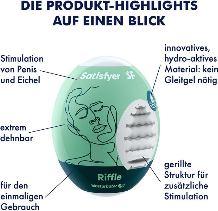 Actual product image Satisfyer Masturbator Egg