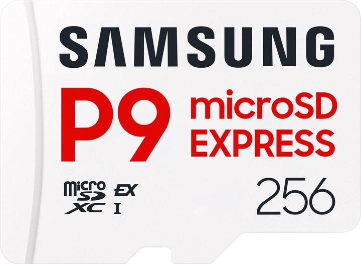 Samsung P9 256GB microSD Express memory card (256 GB, microSDXC, U1, UHS-I)