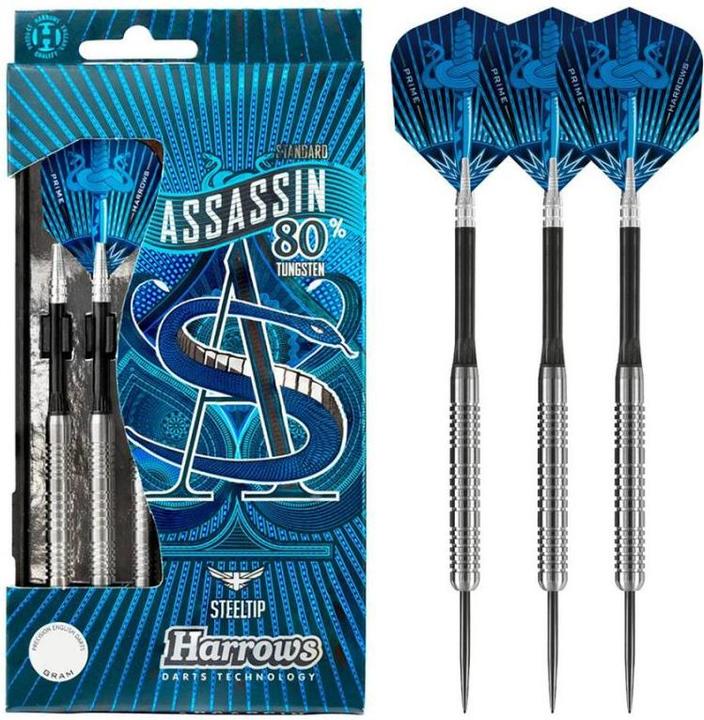 Image du produit Harrows Assassin Darts 80% Steeltip (22 g)