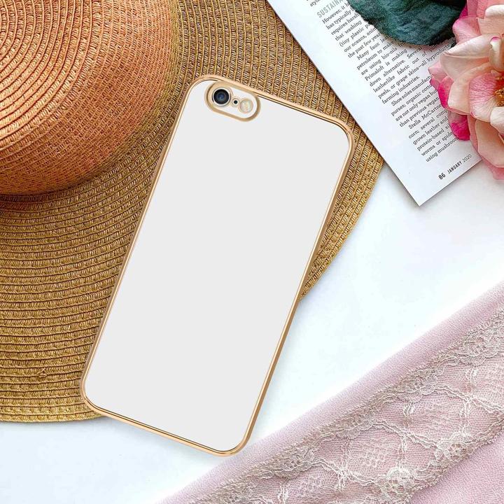 Image du produit Cadorabo Étui pour Apple iPhone 6 / 6S en TPU avec protection pour appareil photo LM130 Style (Apple iPhone 6)