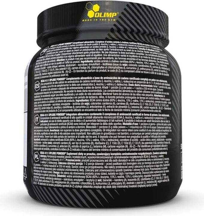 Actual product image Olimp Sport Nutrition BCAA 4:1:1 Xplode Powder (500g can) (1 Piece, Powder, 500 g)