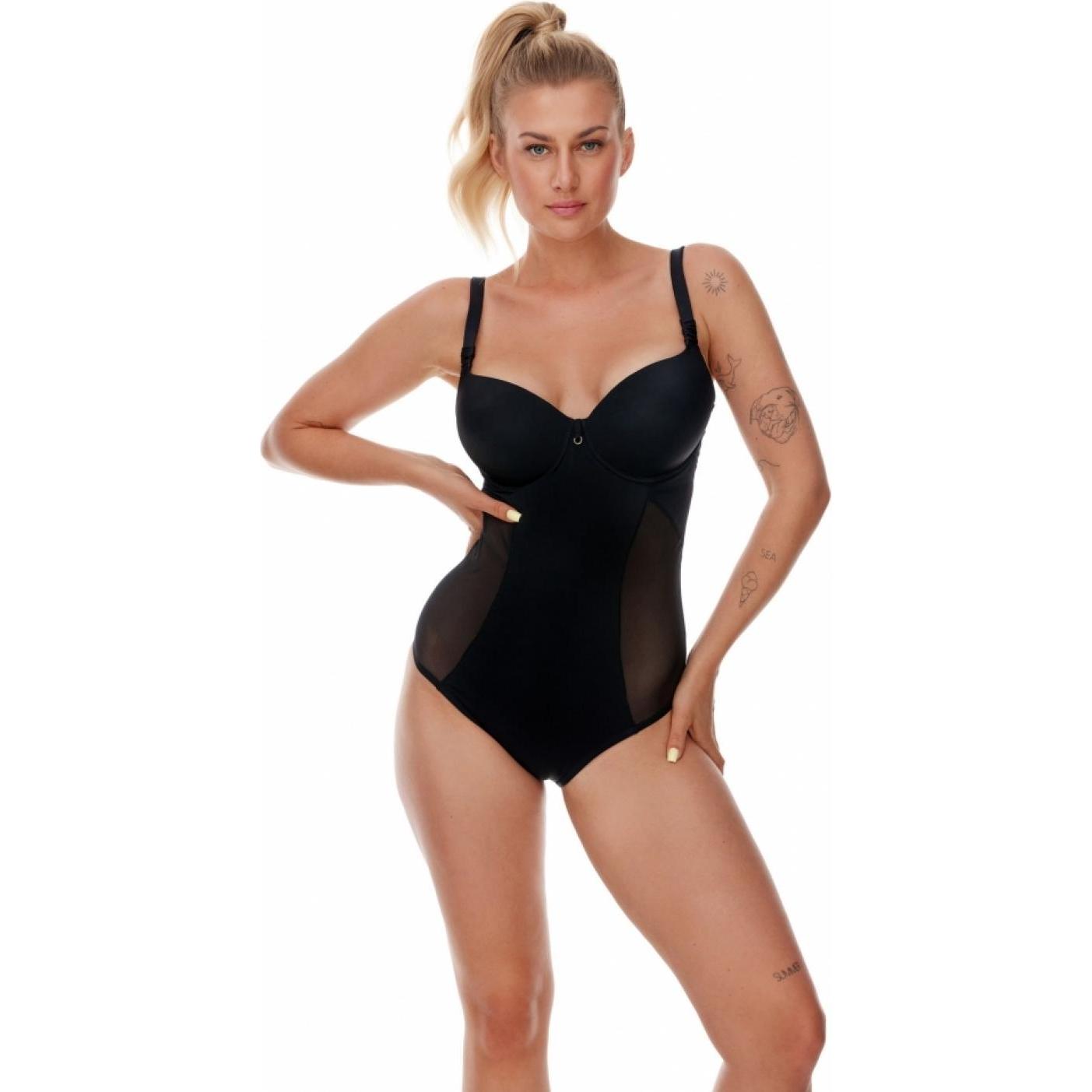 Lupo, Damen, Badeanzug, Einteilige Badeanzug model 182579, Schwarz, (75 A)