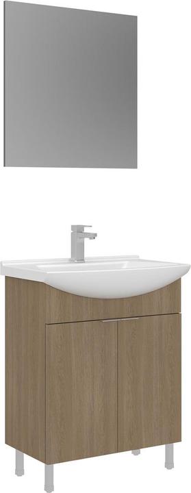 Produktbild Homitis Purus 65 Bathroom Cabinet With Sink & Mirror Set (2 Pieces)
