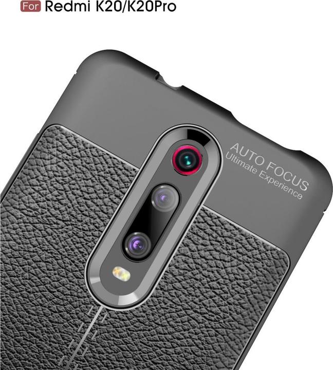 Actual product image Screenguard Xiaomi Mi 9T Case Leather Design TPU Cover (Mi 9T)